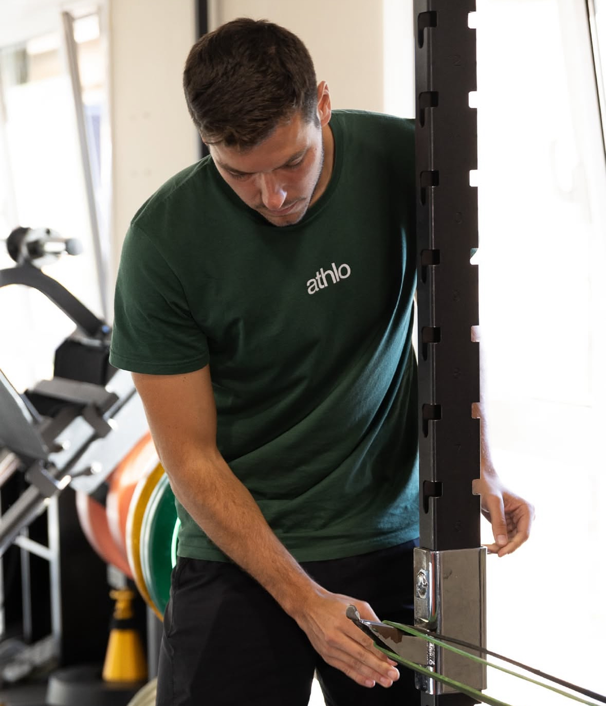 Dídac Saura entrenando en Athlo House